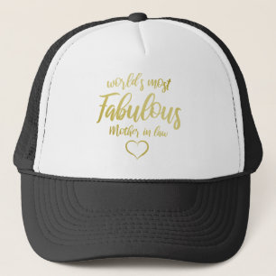 Casquette La mère la plus fabuleuse du monde en droit