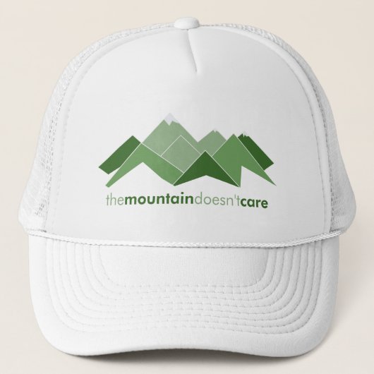 Casquette La montagne s'en fiche (Devant)