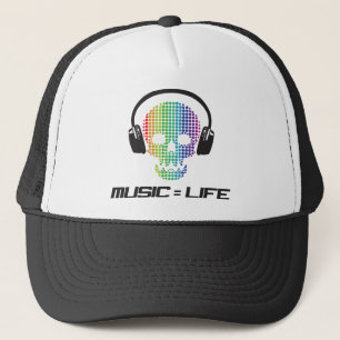 Casquette la musique égale des produits de la vie