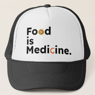 Casquette La nourriture est la médecine