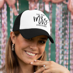 Casquette La nouvelle épouse personnalisée de Mme