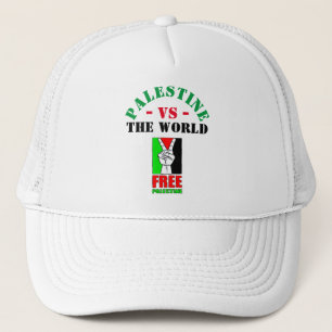 Casquette La Palestine Contre Le Monde. Chapeau de camion Pa