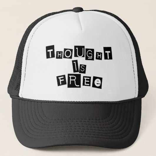 Casquette La pensée est libre (Devant)