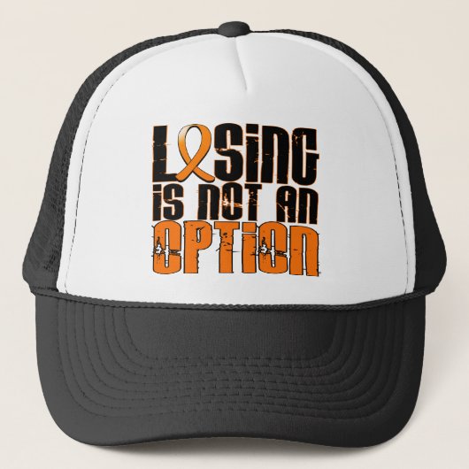 Casquette La perte n'est pas une leucémie d'option (Devant)