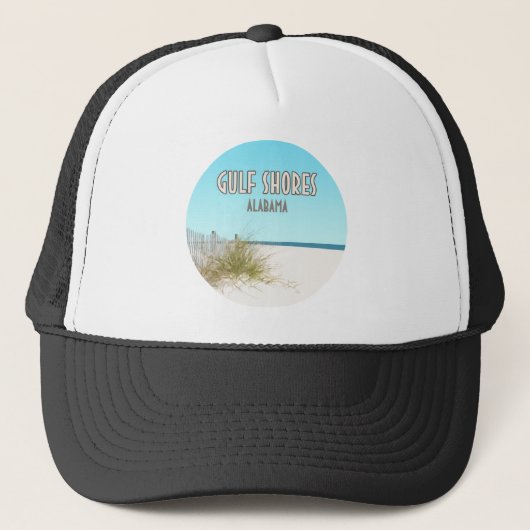Casquette La plage de Gulf Shores Alabama (Devant)