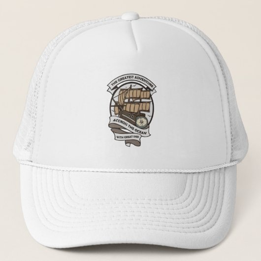 Casquette La plus grande aventure (Devant)