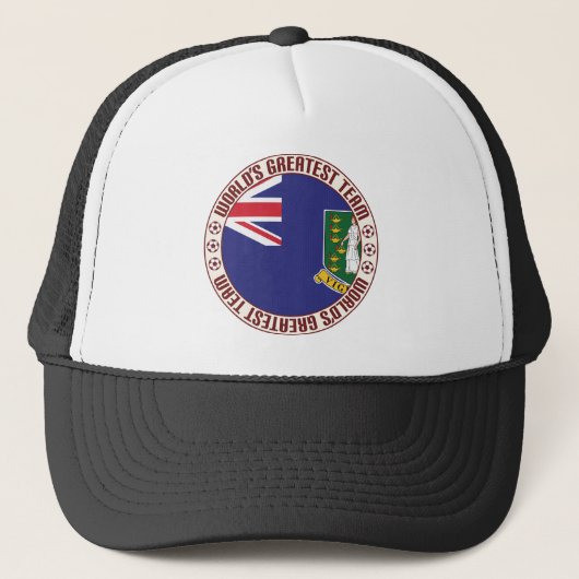 Casquette La plus grande équipe des Îles Vierges (Devant)