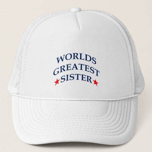 Casquette La plus grande soeur du monde (Devant)