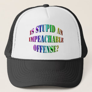Casquette La politique - attaquez - est stupide