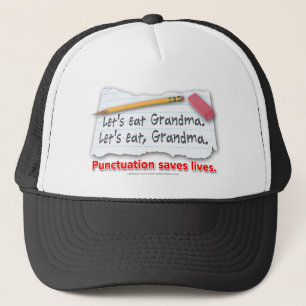 Casquette La ponctuation sauve les vies