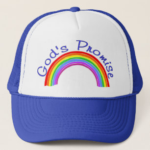 Casquette La promesse de Dieu avec le chrétien d'arc-en-ciel