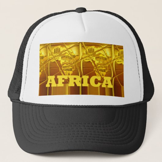 Casquette La promesse d'or de l'Afrique (Devant)