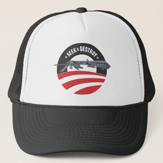 Casquette la recherche de bourdon d'obama et détruisent le (Devant)