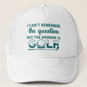 Casquette La Réponse Est Le Golf