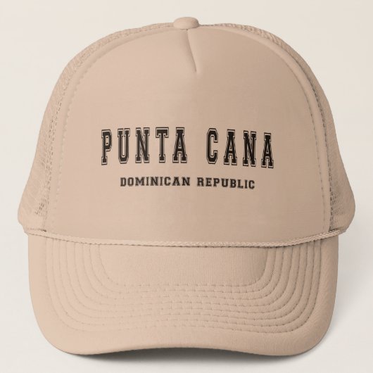 Casquette La République Dominicaine de Punta Cana (Devant)
