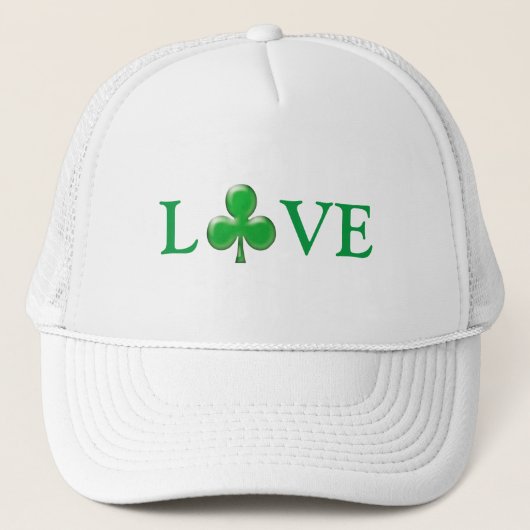Casquette La Saint-Patrick Amour Trèfle Vert Trèfle (Devant)