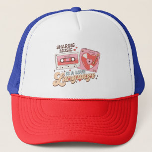 Casquette La Saint-Valentin : partager de la musique est un