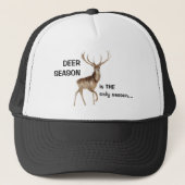 Casquette La saison des cerfs est la seule saison (Devant)