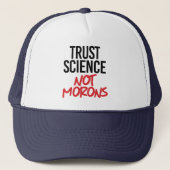 Casquette La science de la confiance et non les mortels (Devant)