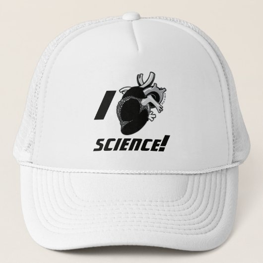 Casquette La Science I (de coeur anatomique) (Devant)