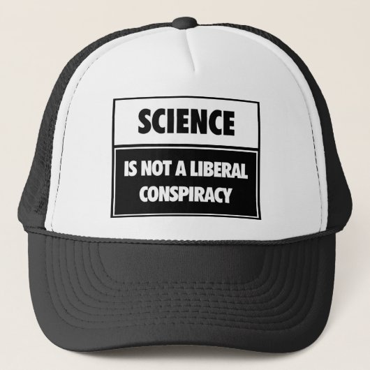 Casquette La Science n'est pas une conspiration libérale (Devant)