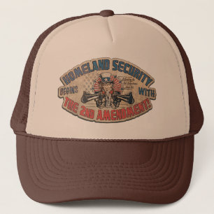 Casquette La sécurité de patrie commence avec la deuxième