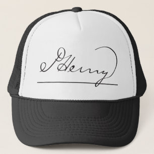 Casquette La signature américaine de Patrick Henry de père