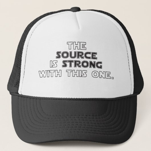 Casquette La source est forte avec celle-ci (Devant)