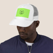 Casquette La sphère verte entoure le blanc (En situation)