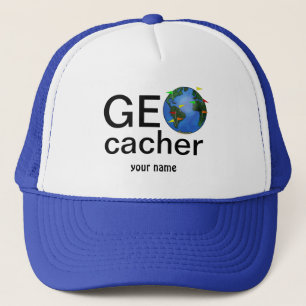 Casquette La terre de Geocacher avec la coutume de