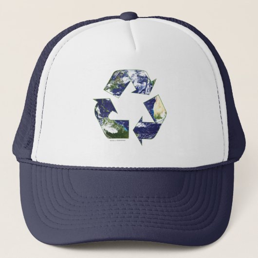 Casquette La terre - réutilisant (Devant)