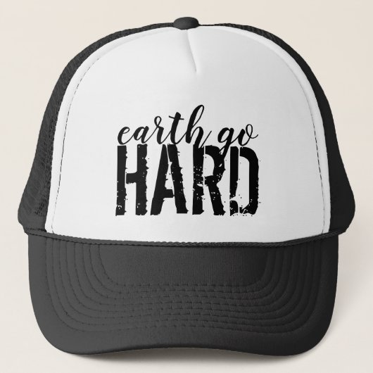 Casquette la terre va HARD (Devant)