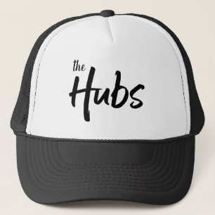 Casquette La typographie de script de pinceau pour lui
