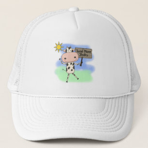 Casquette La vache a lu plus de livres