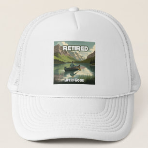 Casquette La vie à la retraite est bon canot