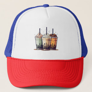 Casquette La vie est courte, buvez le boba