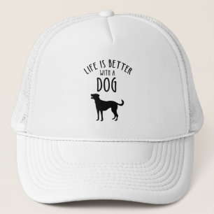 Casquette La Vie Est Meilleure Avec Un Chien