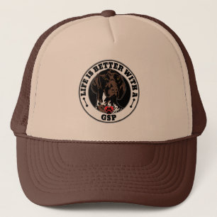 Casquette La Vie Est Meilleure Avec Une race De Chiens GSP