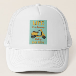 Casquette La vie est un chapeau de camion de voyage