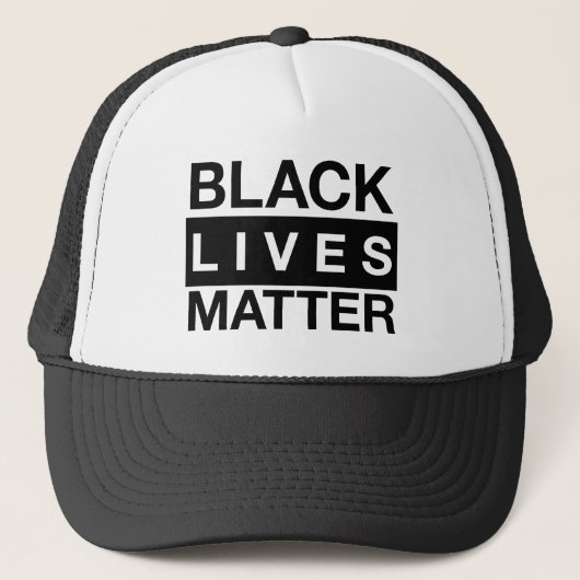 Casquette La vie noire importe (Devant)