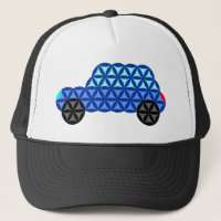 La Voiture De Vie - Formes Sacrées B1, Bleu.