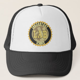 CASQUETTE LAB BADGE LABORATOIRE SCIENCE