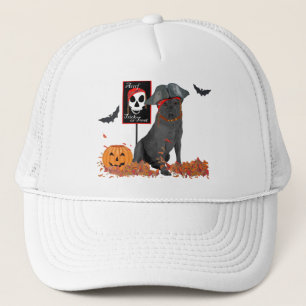 Casquette Labrador Retriever noir pirate