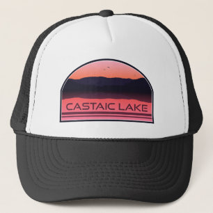 Casquette Lac Castaic Californie Red Sunrise