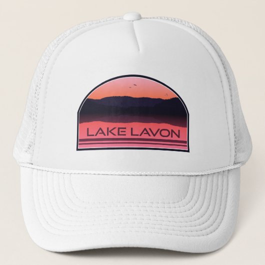 Casquette Lac Lavon Texas Red Sunrise (Devant)