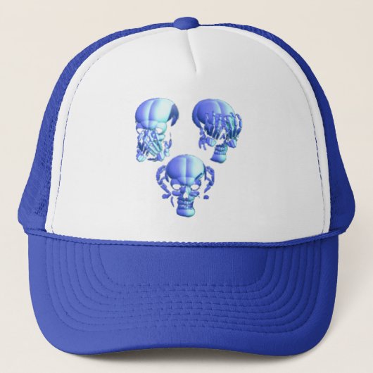 Casquette Lac No, Hear No, Speak No Evil Skulls (Devant)