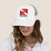 Casquette Lagon de Truk (meilleures épaves) (En situation)