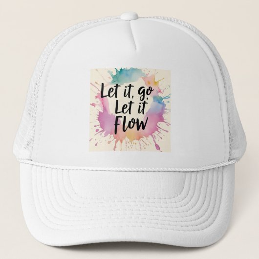 Casquette Laisser passer le flux - Conception des devis de g (Devant)