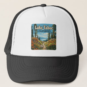 Casquette Lake Tahoe California Nevada Retro Travel