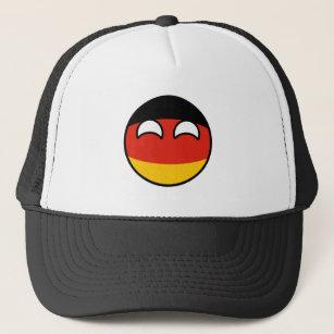Casquette L'Allemagne Geeky tendante drôle Countryball